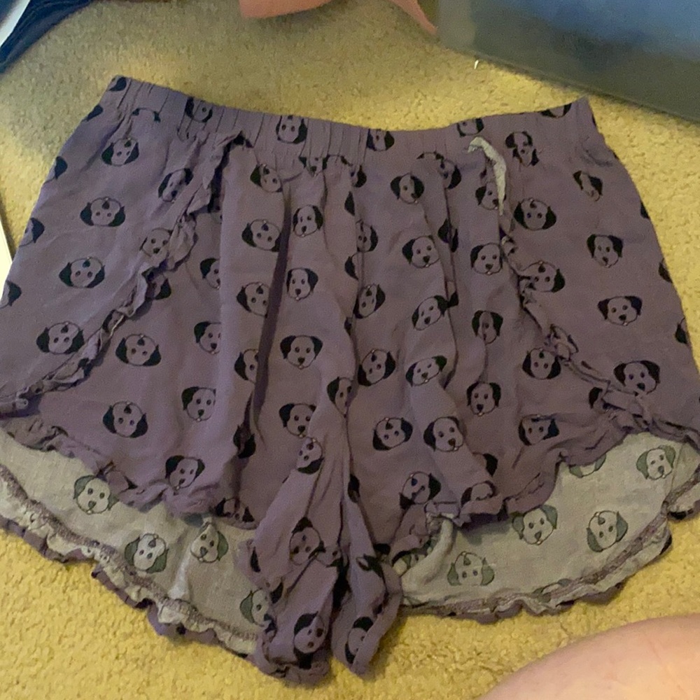 Purple shorts